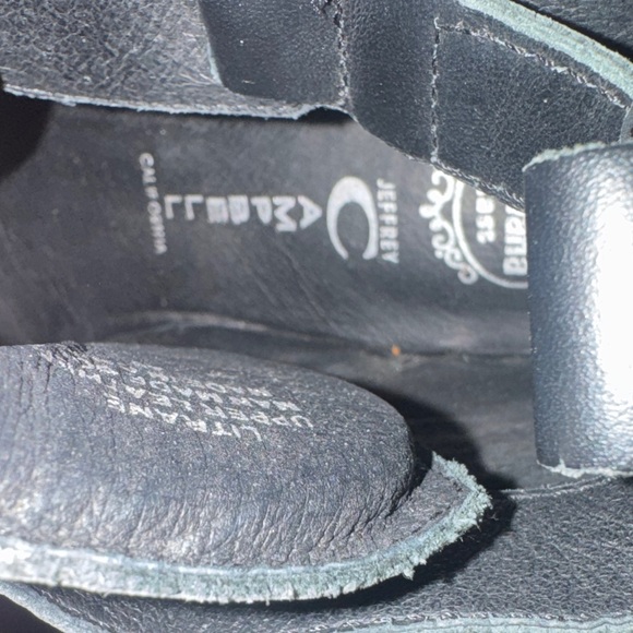 Jeffrey Campbell Black Platform Heels with Buckle Detail EU 40 - Picture 8 of 8